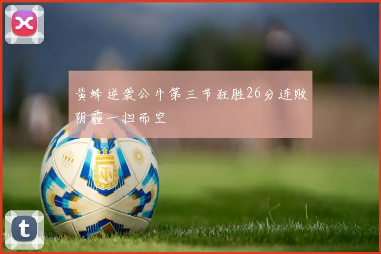 黄蜂逆袭公牛第三节狂胜26分连败阴霾一扫而空